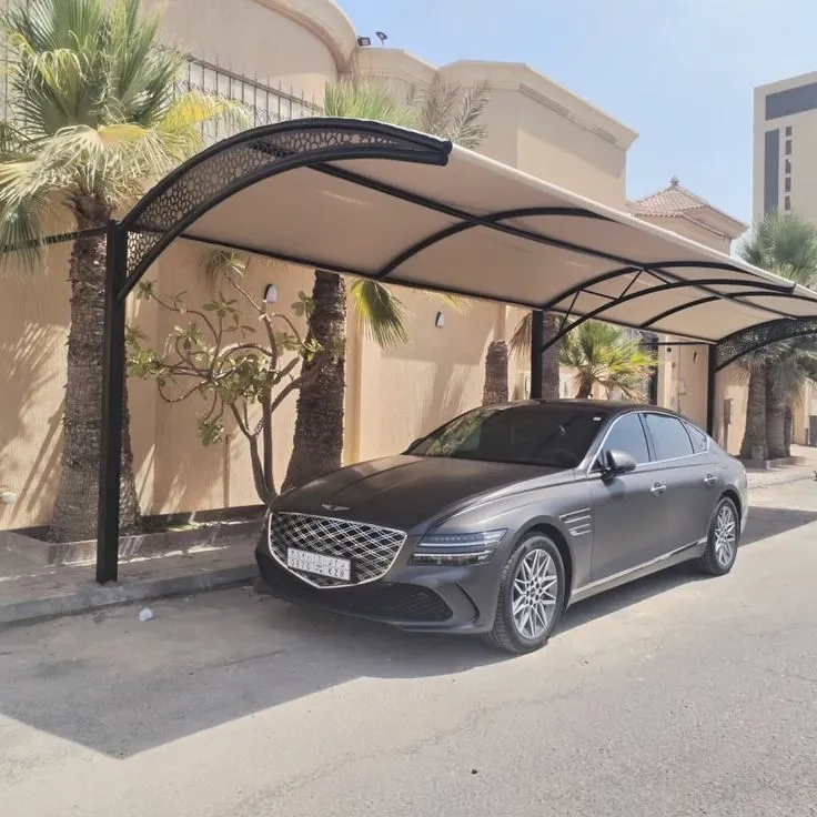  عمل مظلة سيارات تصميم فخم مودرن في الرياض
