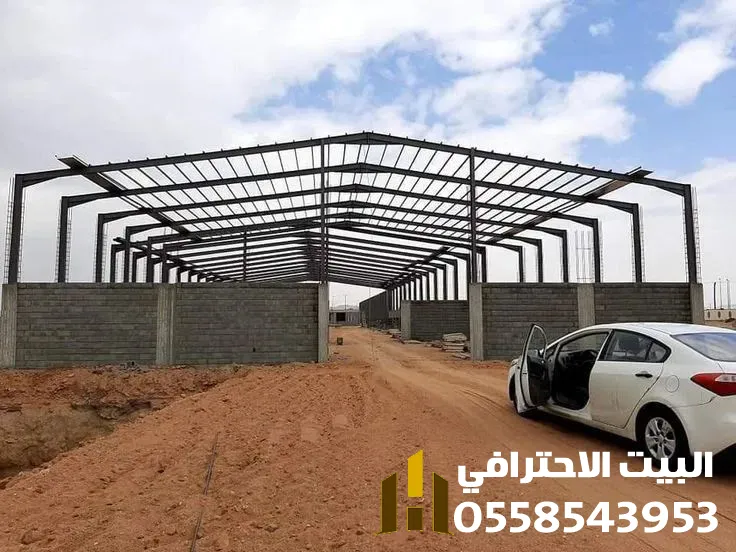 هناجر مغطاة بالساندوتش بانل بريدة القصيم
