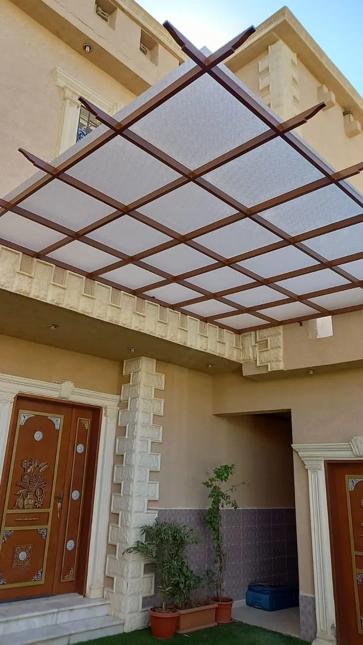 تصميم مظلات سطح لكسان في الطائف الباحة جدة