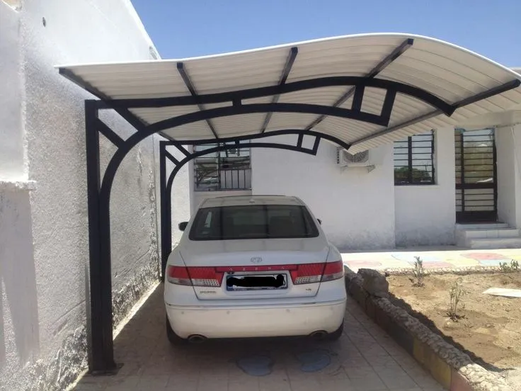 مظلات شينكو مداخل سيارات أمامية بشكل أنيق في الطايف جدة