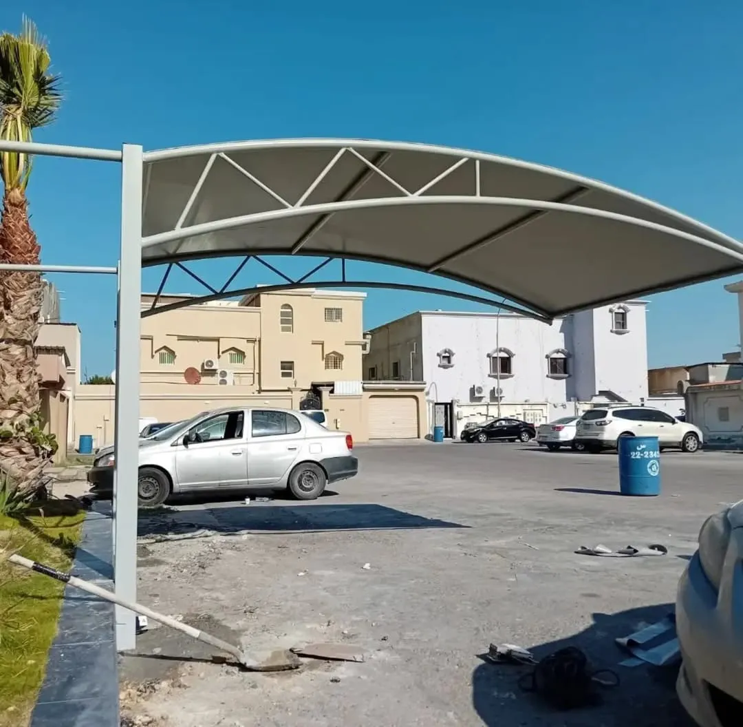 مظلات مواقف سيارات مودرن تحمي المركبات من الشمس جدة 