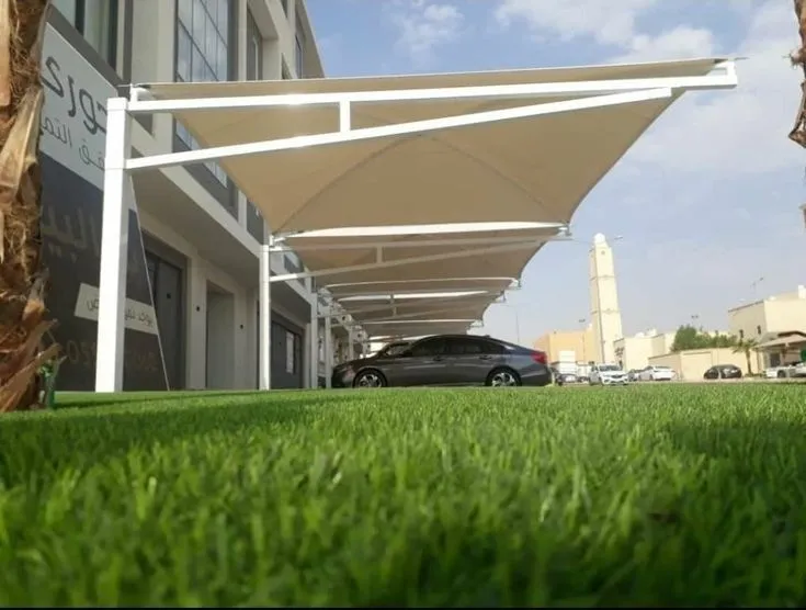 مظلات مواقف سيارات مودرن تحمي المركبات من الشمس جدة 