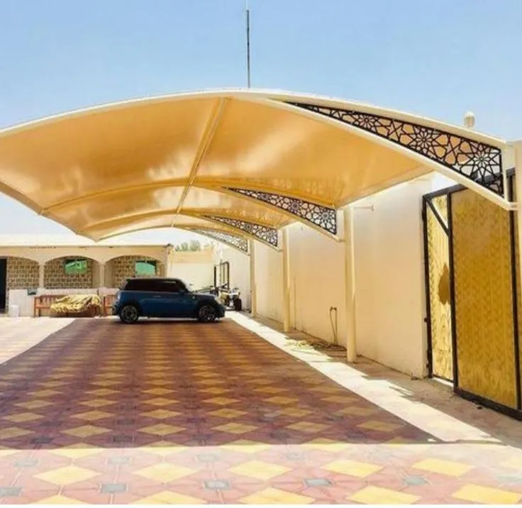 مظلات مواقف سيارات مودرن تحمي المركبات من الشمس جدة 