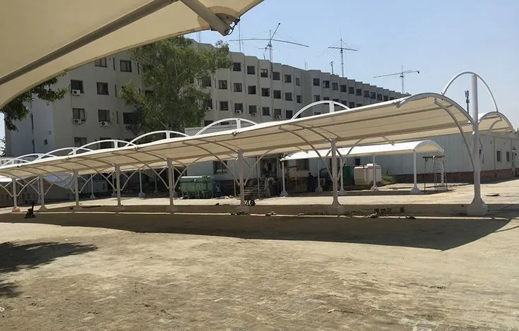 مظلات مواقف سيارات مودرن تحمي المركبات من الشمس جدة 