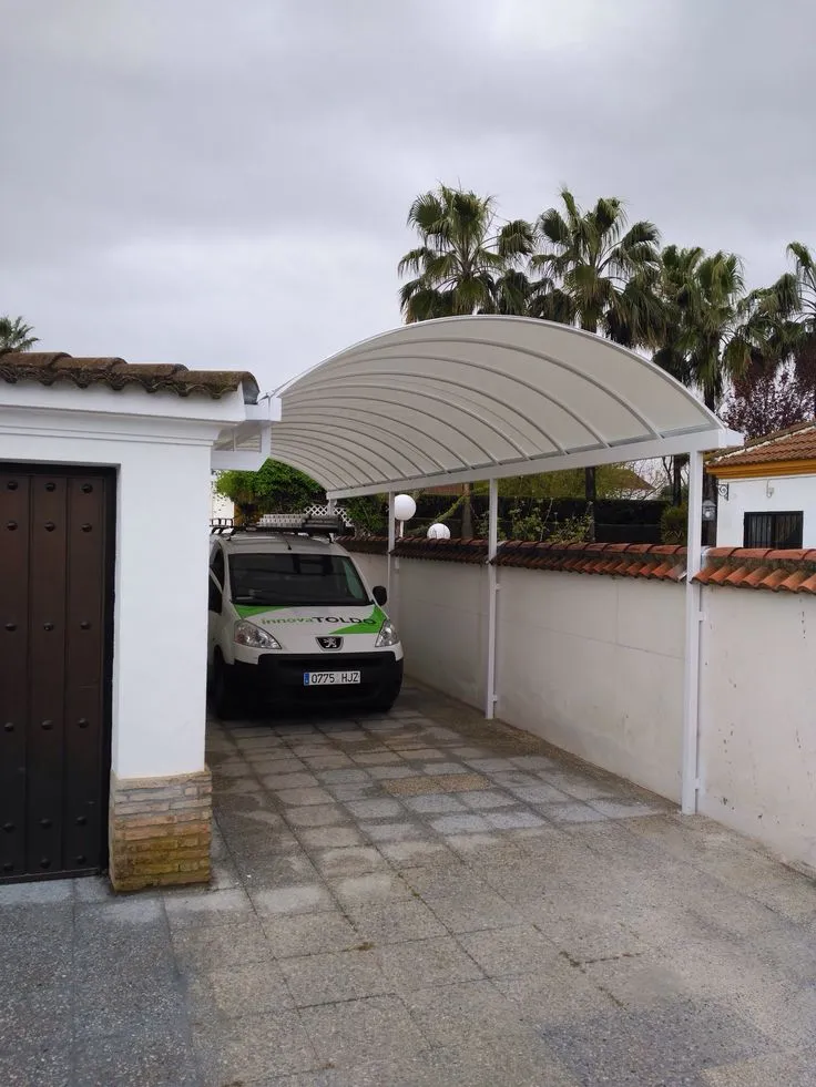 عمل مظلة سيارات تصميم فخم مودرن في الرياض