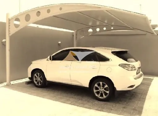عمل مظلة سيارات تصميم فخم مودرن في الرياض