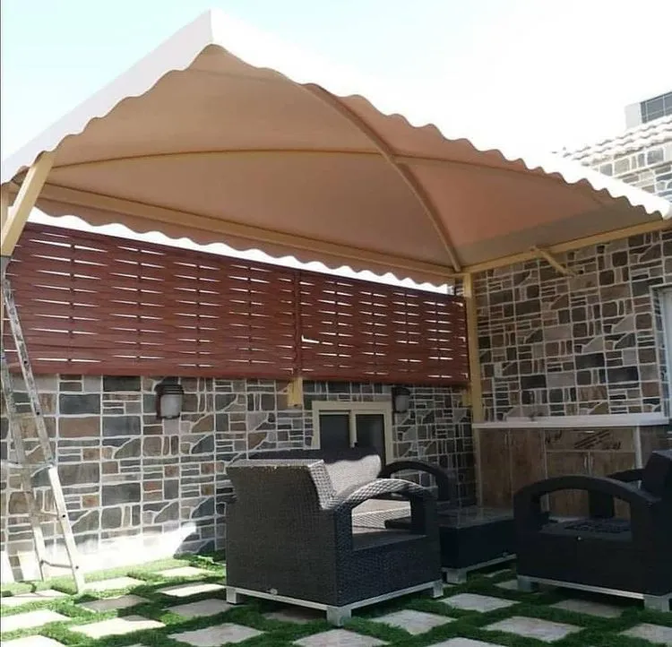 مقاول مظلات حديد| تصميم مظلات سواتر في جدة ومكة