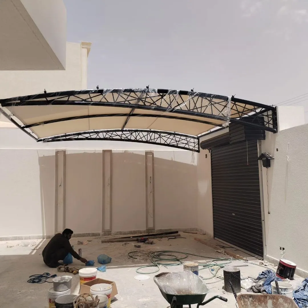 مقاول مظلات حديد| تصميم مظلات سواتر في جدة ومكة