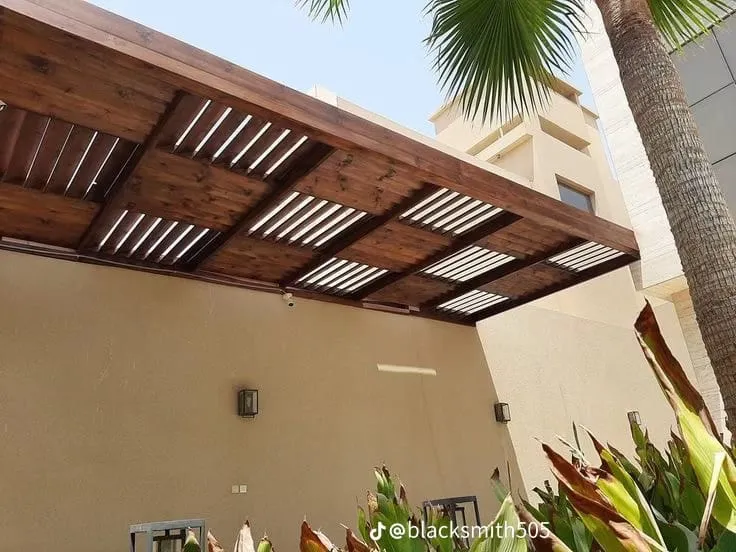 مقاول مظلات حديد| تصميم مظلات سواتر في جدة ومكة