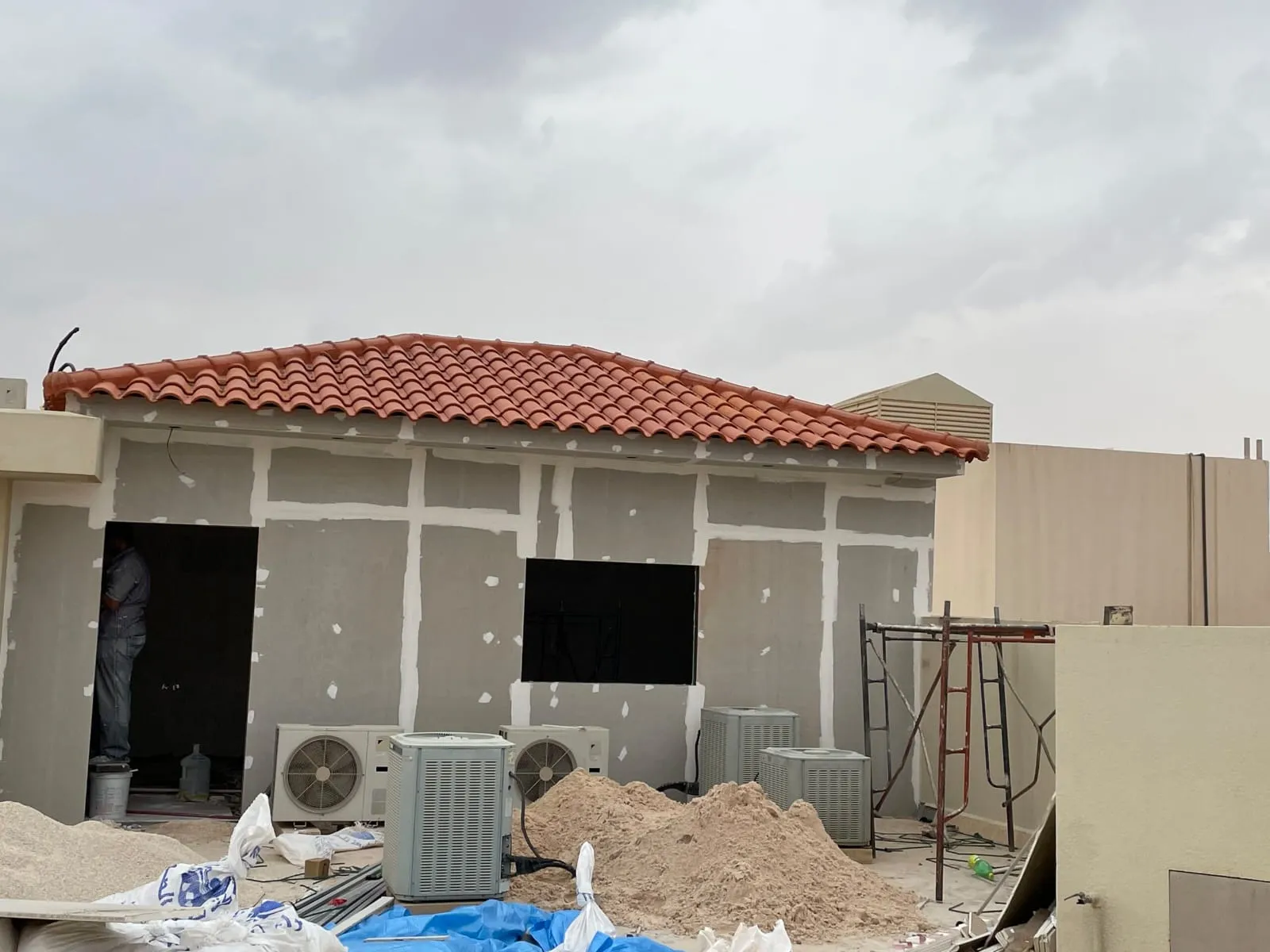 تشطيب  بناء ملحق بالحوش جدة